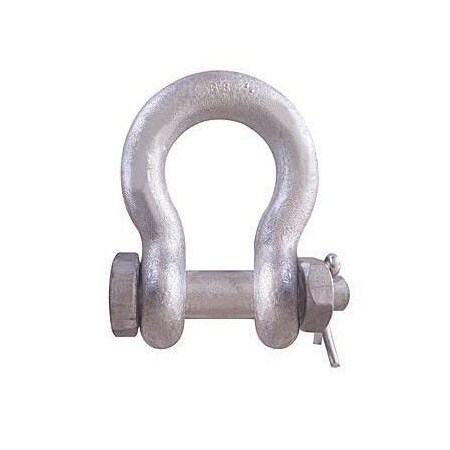 Cm Anchor Shackle, Super Strong, 075 Ton, 14 In, 031 In Pin Dia, BoltNutCotter Pin, 113 In Inner M846G